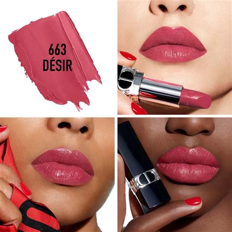 rouge dior|le rouge à lèvres fini mat, velours, satin & métal